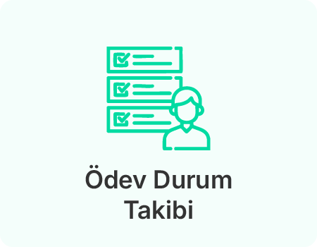 öğrencilerin ödevlerini takip et.
