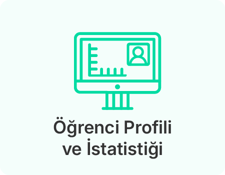 öğrenci profilini ve istatistiğini takip et.